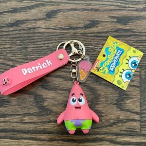 NWT Authentic SpongeBob SquarePants character keychain and charm - Patrick
